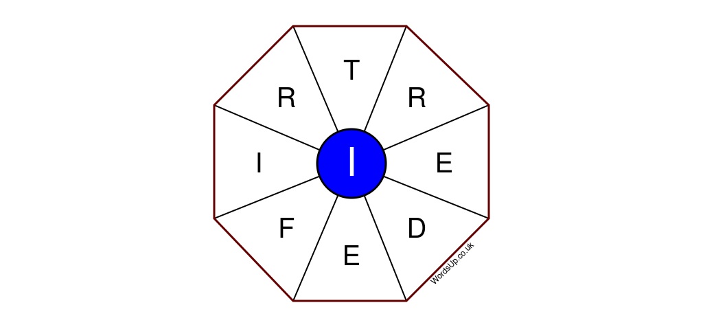 Word Wheel Puzzle #413