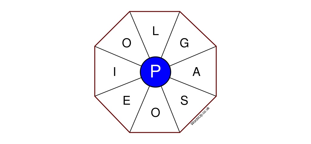 Word Wheel Puzzle #419