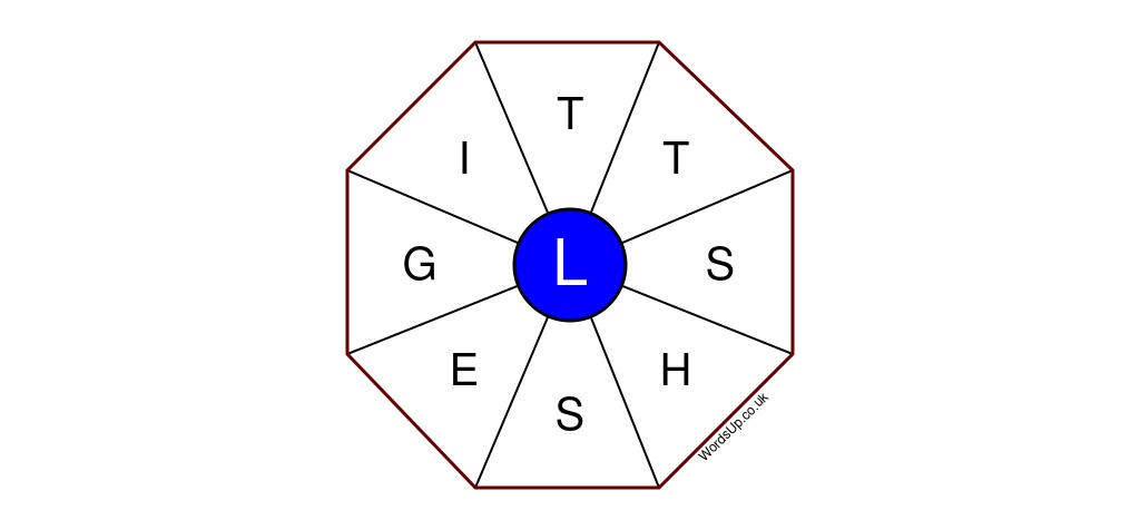 Word Wheel Puzzle #423