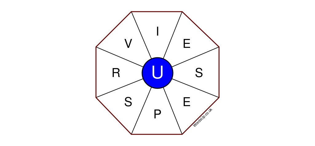 Word Wheel Puzzle #425