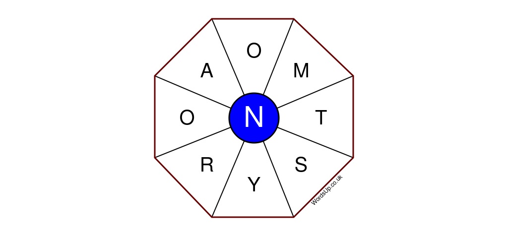 Word Wheel Puzzle #427