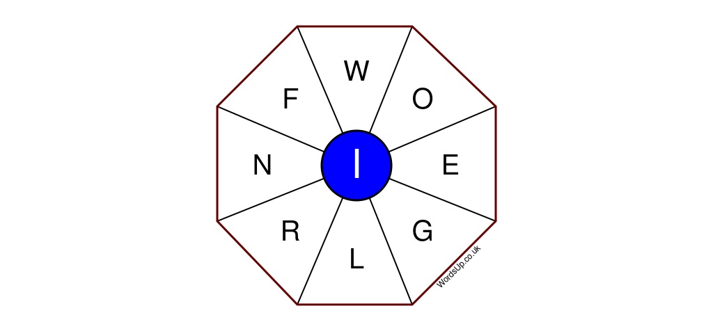 Word Wheel Puzzle #428