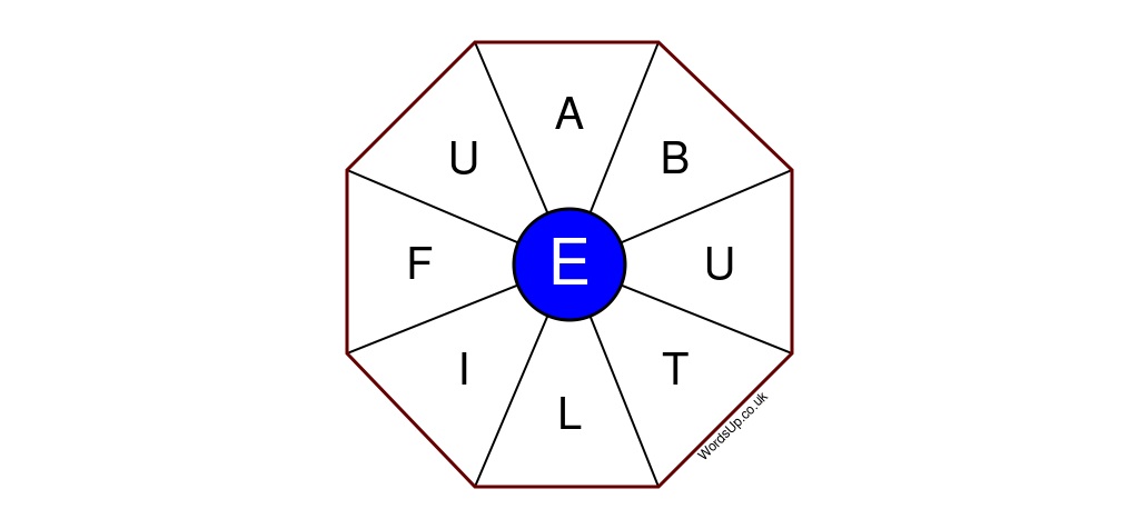 Word Wheel Puzzle #429