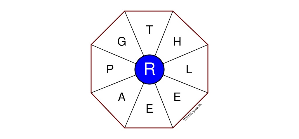 Word Wheel Puzzle #432