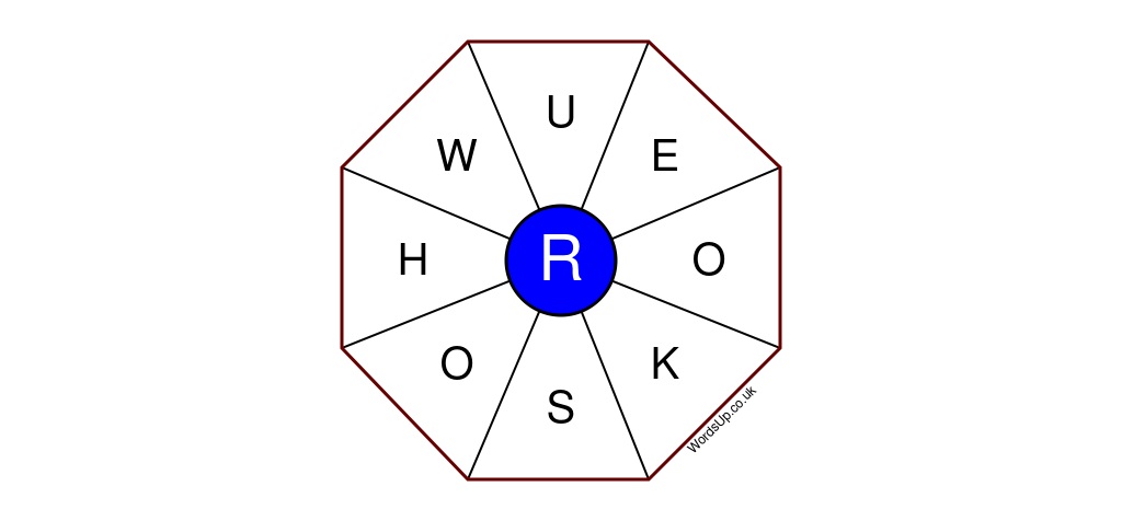 Word Wheel Puzzle #434