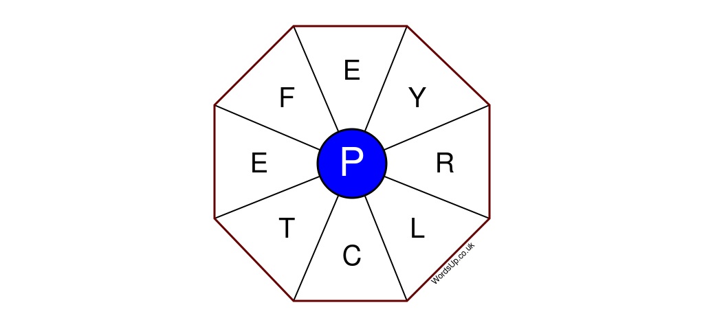 Word Wheel Puzzle #436