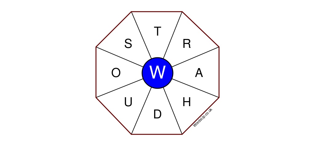 Word Wheel Puzzle #438