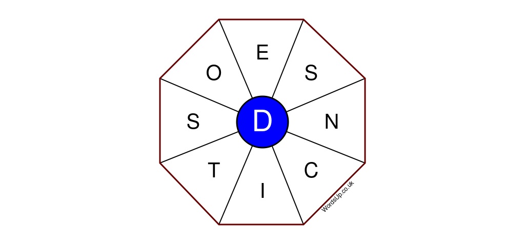 Word Wheel Puzzle #439