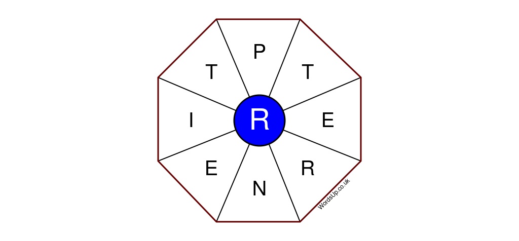 Word Wheel Puzzle #440