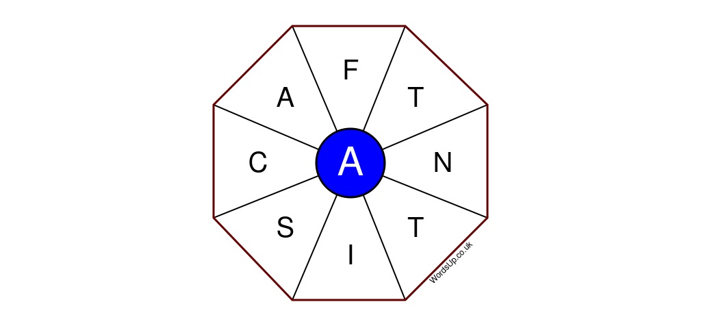 Word Wheel Puzzle #443