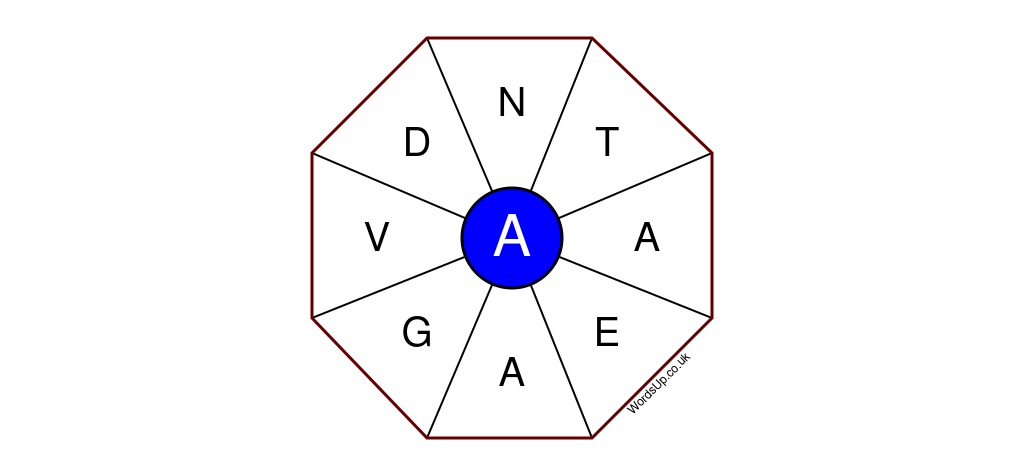 Word Wheel Puzzle #446