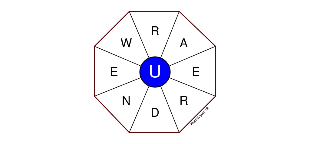 Word Wheel Puzzle #451