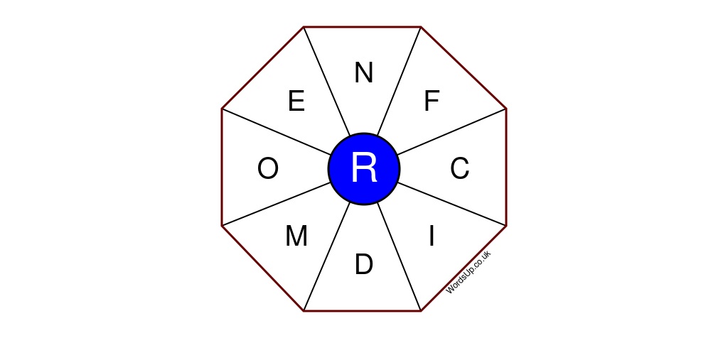 Word Wheel Puzzle #455