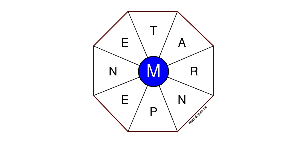 Word Wheel Puzzle #459