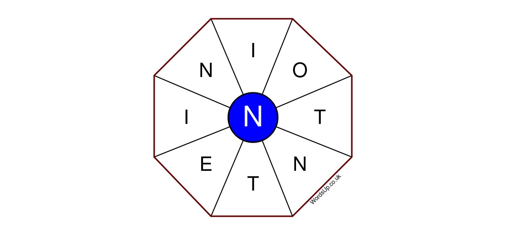 Word Wheel Puzzle #462