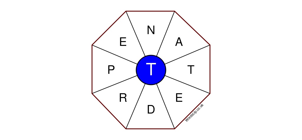 Word Wheel Puzzle #464