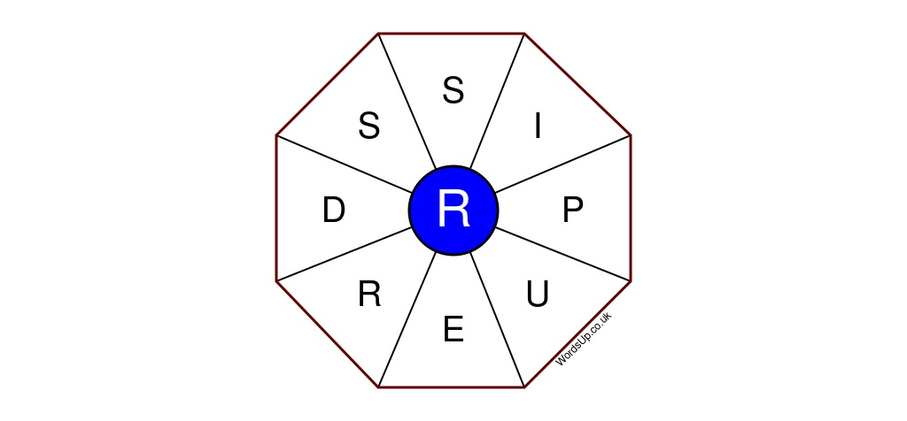 Word Wheel Puzzle #466