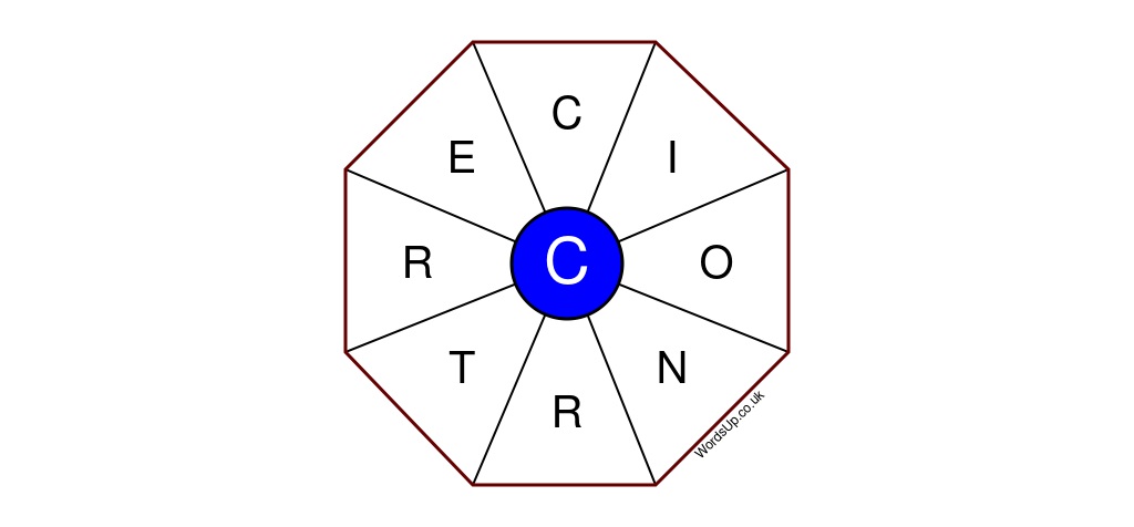 Word Wheel Puzzle #467