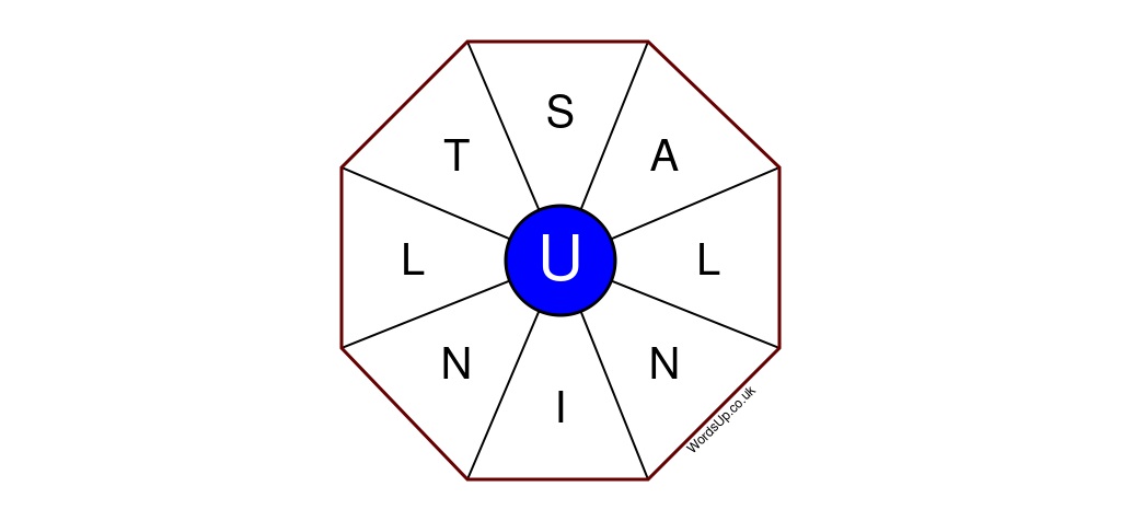 Word Wheel Puzzle #472