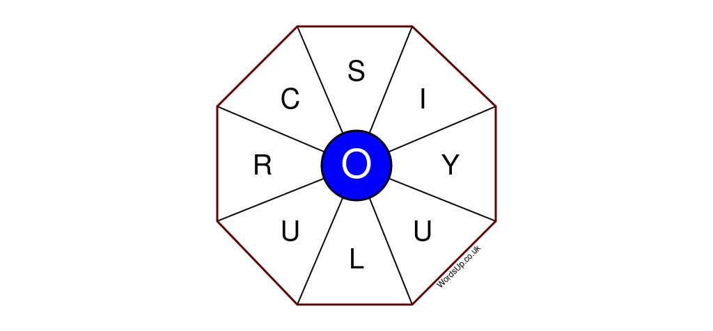 Word Wheel Puzzle #474