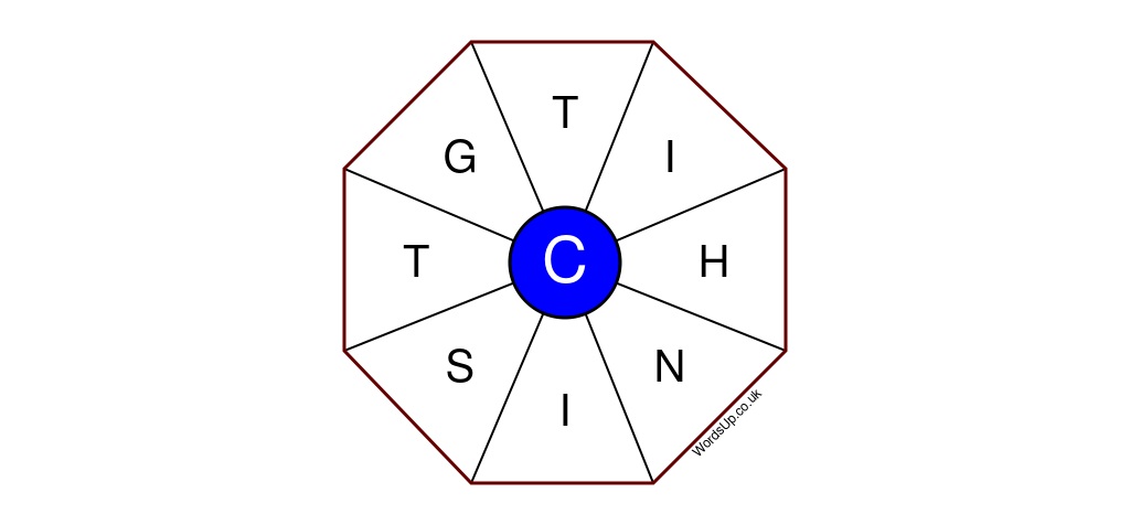 Word Wheel Puzzle #475