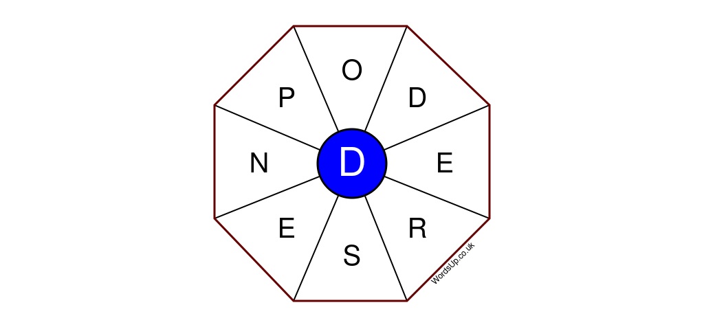 Word Wheel Puzzle #477