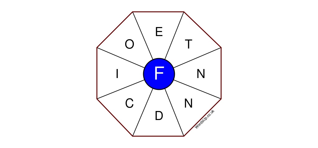 Word Wheel Puzzle #479