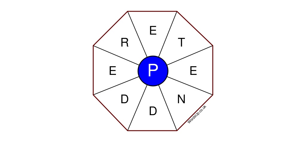 Word Wheel Puzzle #485