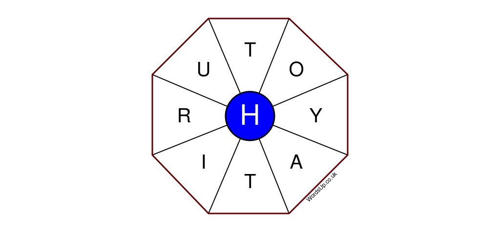 Word Wheel Puzzle #494