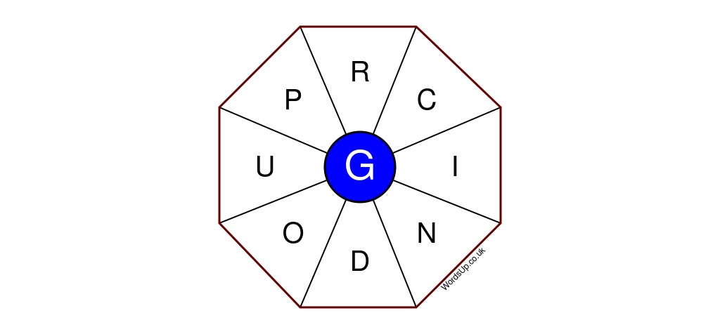 Word Wheel Puzzle #495