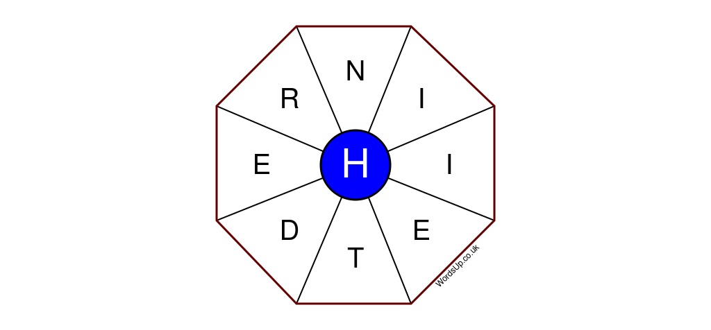 Word Wheel Puzzle #500