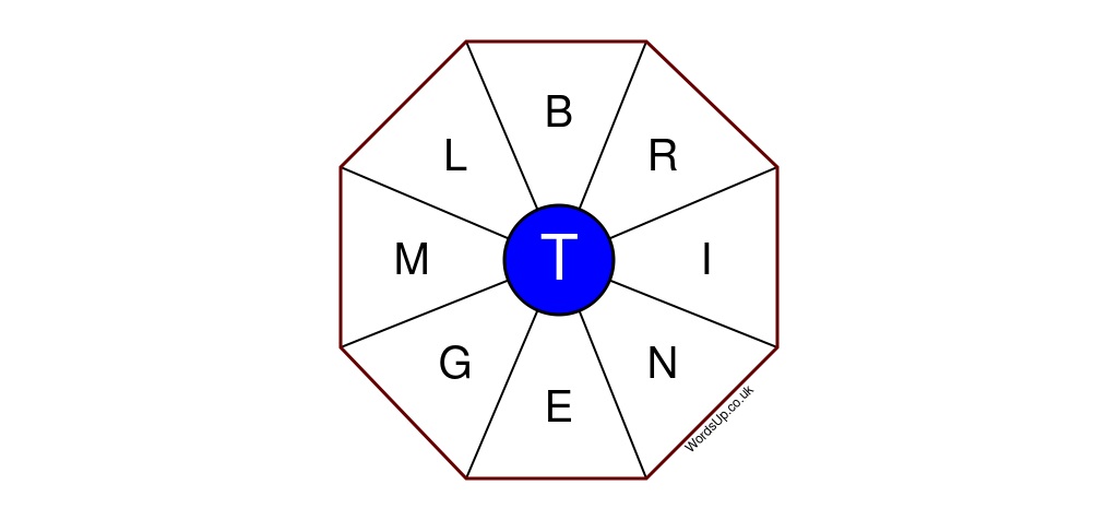 Word Wheel Puzzle #503